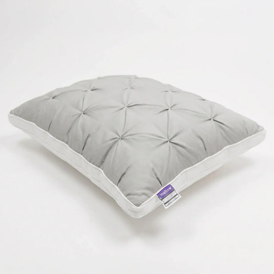 Mellow Sleep | Ploof Pillow – Extra-Fluffy Dual-Layer Pillow, Cloud-Like Soft Plush Bed Pillow with Breathable Support, Never Flat, Neck-Cradling Comfort for Side, Back & Stomach Sleepers, Machine Washable
