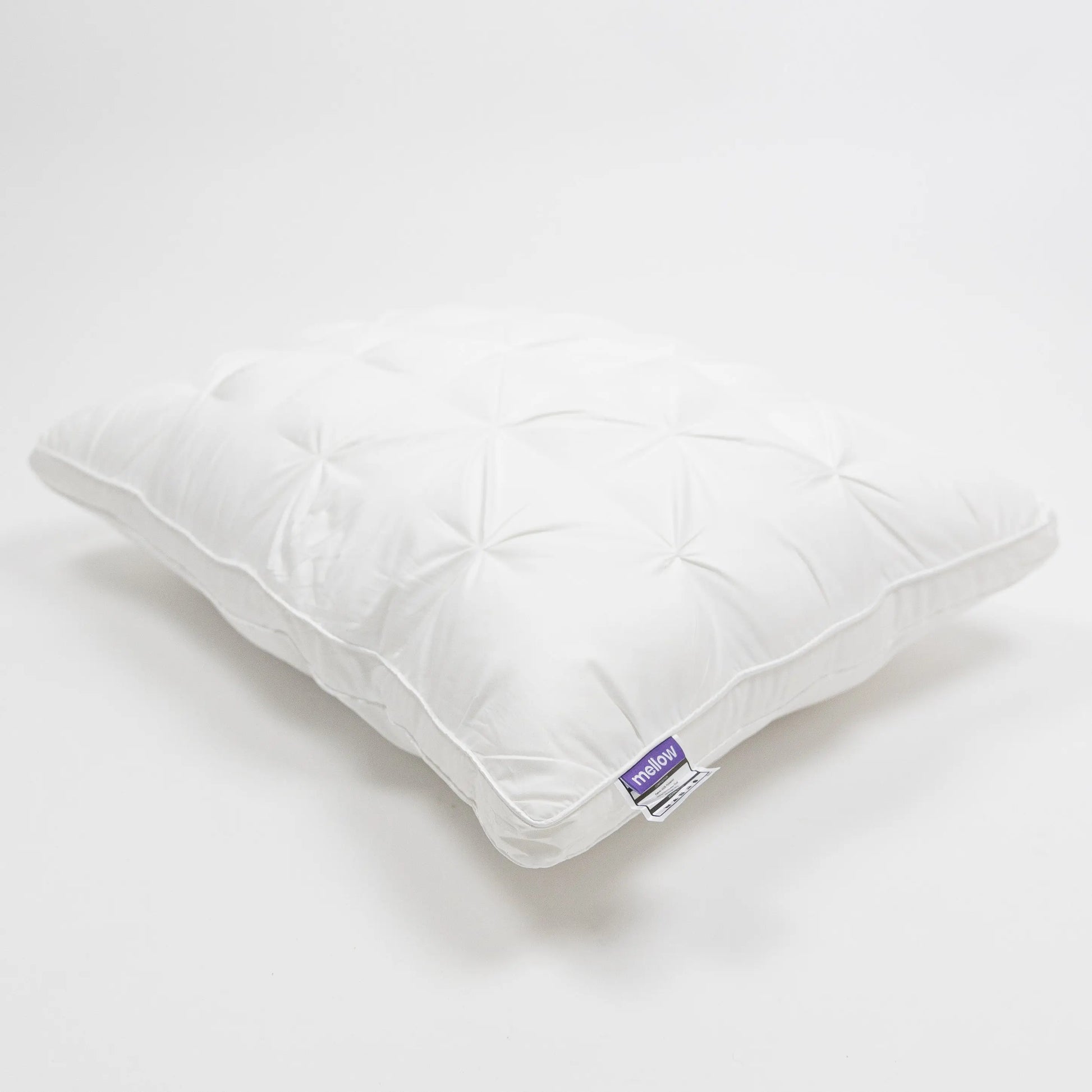 Mellow Sleep | Ploof Pillow – Extra-Fluffy Dual-Layer Pillow, Cloud-Like Soft Plush Bed Pillow with Breathable Support, Never Flat, Neck-Cradling Comfort for Side, Back & Stomach Sleepers, Machine Washable