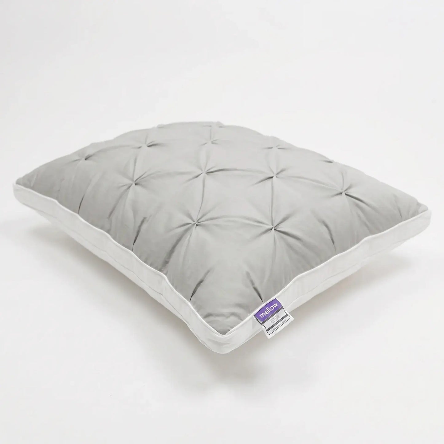 Mellow Sleep | Ploof Pillow – Extra-Fluffy Dual-Layer Pillow, Cloud-Like Soft Plush Bed Pillow with Breathable Support, Never Flat, Neck-Cradling Comfort for Side, Back & Stomach Sleepers, Machine Washable